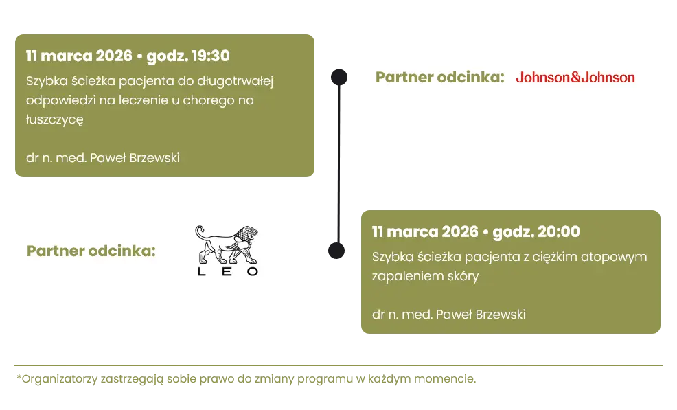 Dermatologia i wenerologia - harmonogram odcinka 11.03 web desktop DiW2026